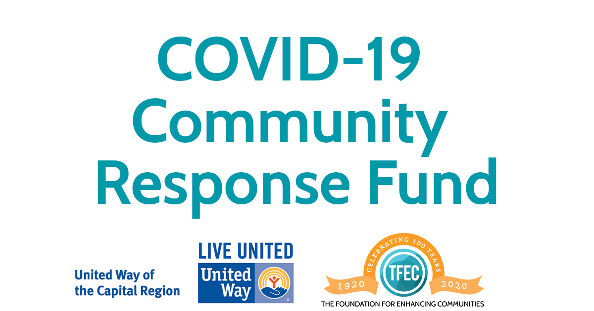 TFEC and United Way of Capital Region Announce Fund to Support COVID-19 Community Needs