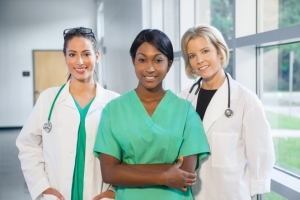 Female Nurse and Doctors